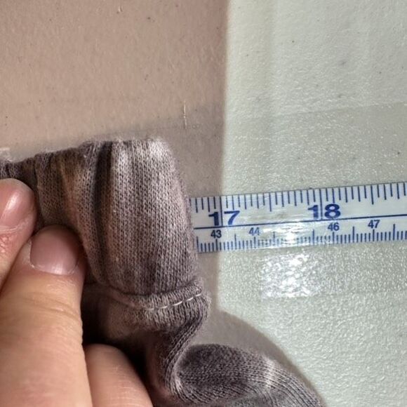 PINK Victoria's Secret Womens Tie Dye Fleece Drawstring Sweatpants Gray Large - Picture 8 of 10